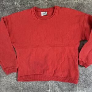 Men's Vintage 90's Senor Lopez Santa Barbara Red Boho Crewneck Sweatshirt Sz M